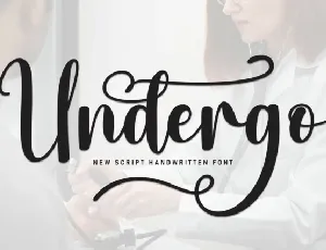 Undergo font