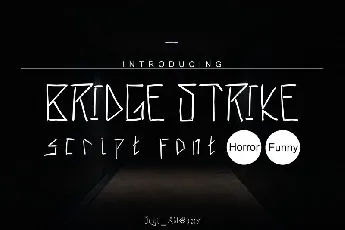 Bridge Strike Script font