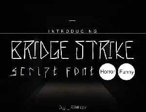 Bridge Strike Script font