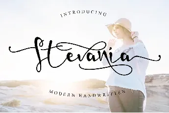 Stevania-PERSONAL USE font