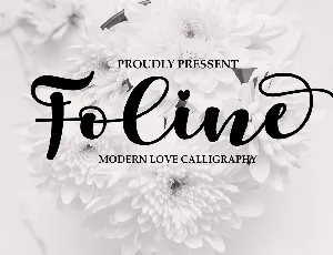 Foline font