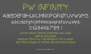 PWInfinity font