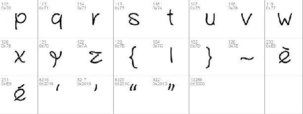 PWInfinity font