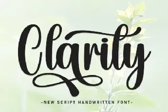 Clarity font