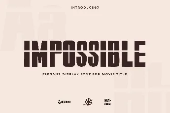 Impossible font