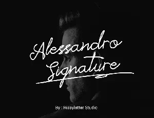 Alessandro_Signature_Demo font