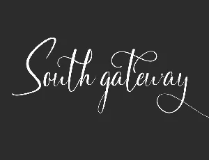 South Gateway Demo font