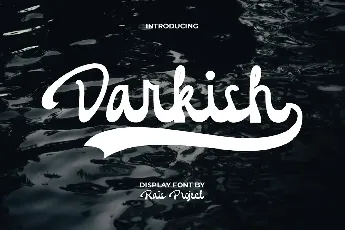 Darkish Demo font