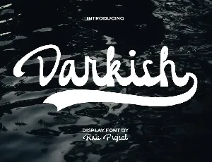 Darkish Demo font