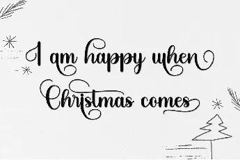 Christmas Beautiful - Personal font