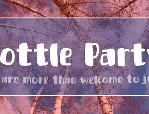 Bottle Party DEMO font