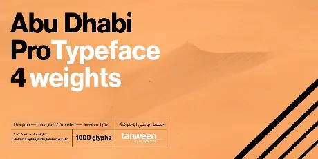 Abu Dhabi Pro font