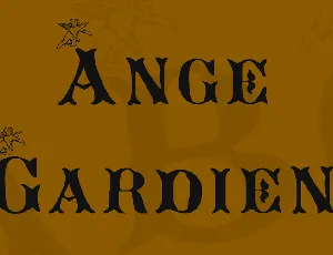 Ange Gardien font