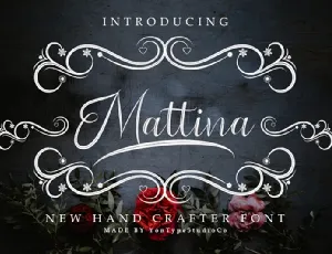 Mattina Script font