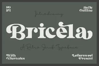 Bricela font