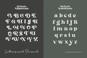 Bricela font