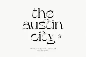 Austin City font