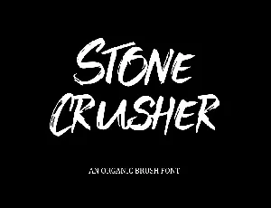 Stone Crusher font