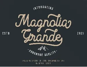 Magnolia Grande font