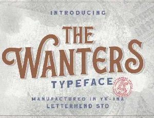 The Wanters Display Typeface font