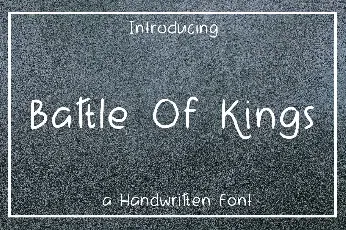 Battle Of Kings font