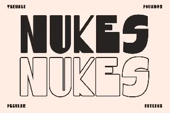 TF Nukes DEMO font