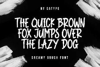 Dreamy Brush font