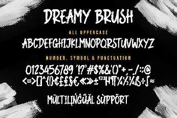 Dreamy Brush font