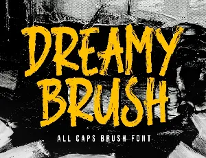 Dreamy Brush font