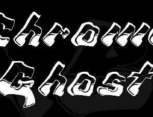 Chroma Ghost font