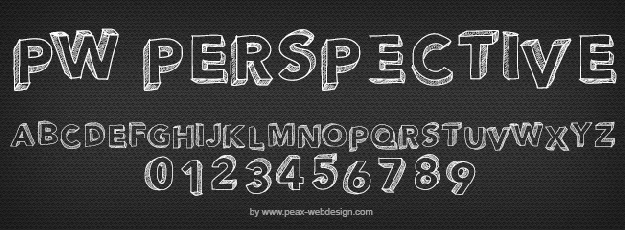 PWPerspective font