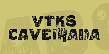 vtks caveirada font