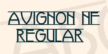 Avignon NF font