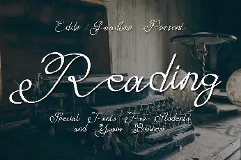 Reading font