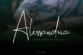 Alessandria Signature font