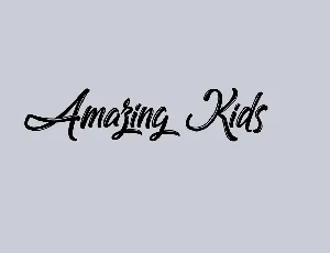 Amazing Kids Free font