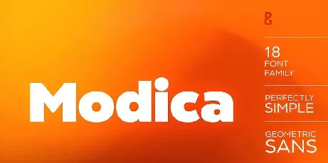 Modica Family font