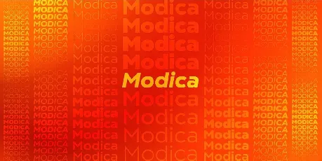 Modica Family font