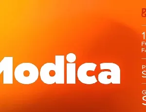 Modica Family font