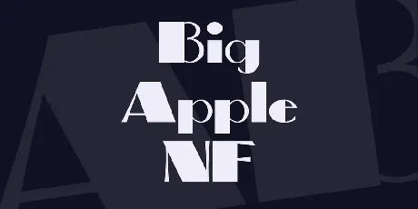 Big Apple NF font