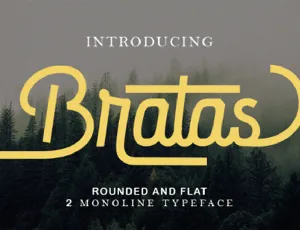 Bratas font