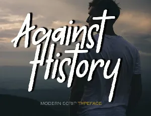 Against History font