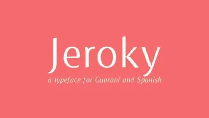 Jeroky Sans Serif font