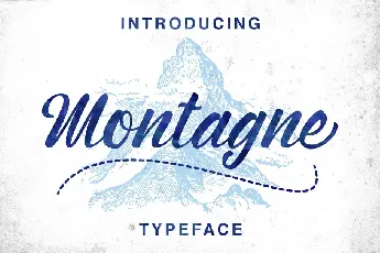 Montagne Script font