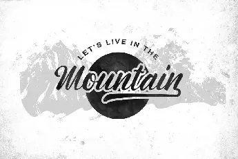 Montagne Script font