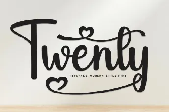 Twenty Script font