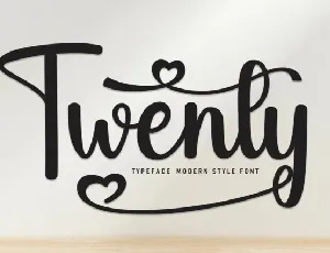 Twenty Script font