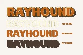 Rayhound font