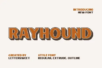 Rayhound font