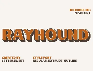 Rayhound font